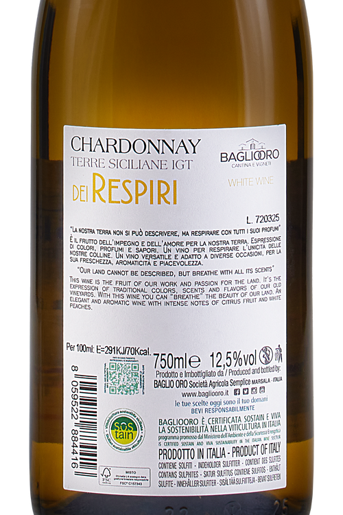 Terre Siciliane Chardonnay Dei Respiri