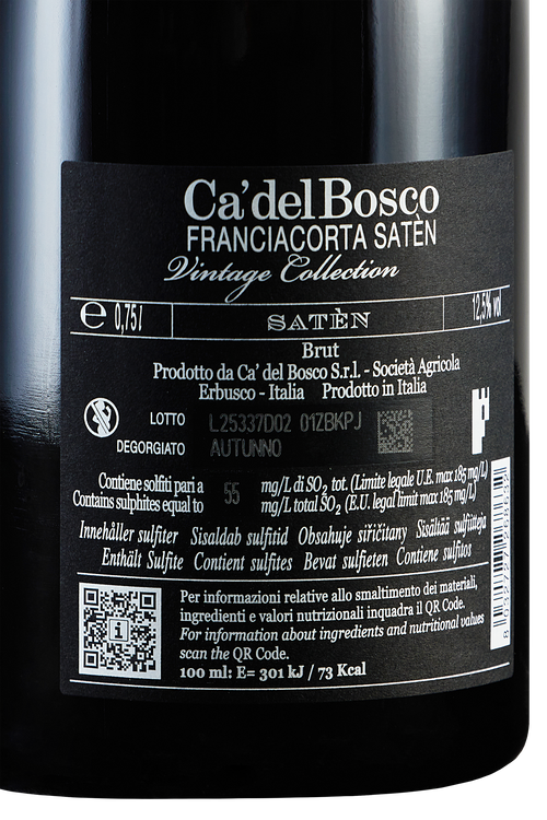 Franciacorta Sat&egrave;n Vintage Collection