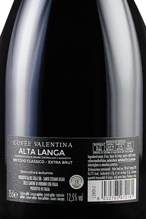 Alta Langa Extra Brut Millesimato Cuv&eacute;e Valentina