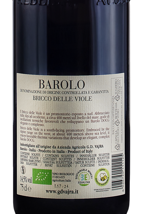 Barolo Bricco delle Viole bio
