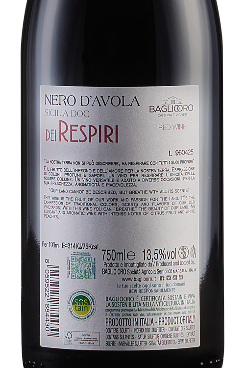 Sicilia Nero d'Avola Dei Respiri