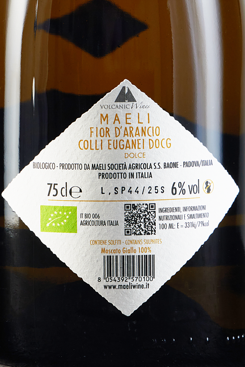 Colli Euganei Fior d'Arancio Moscato Bio