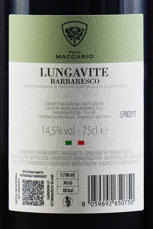 Barbaresco Lungavite
