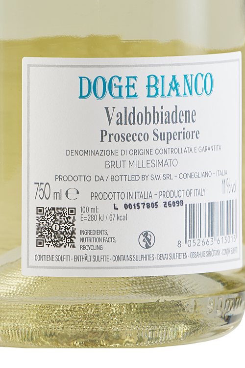 Prosecco Valdobbiadene Superiore Brut Doge Bianco