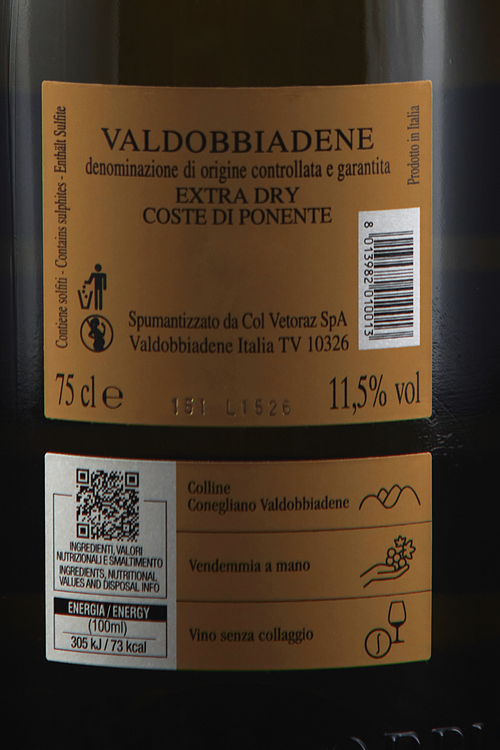 Prosecco Valdobbiadene Superiore Extra Dry