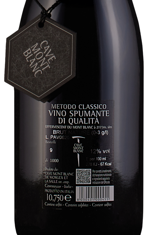 Valle d'Aosta Blanc de Morgex et de la Salle Pas Dos&eacute; Cuvee des Guides