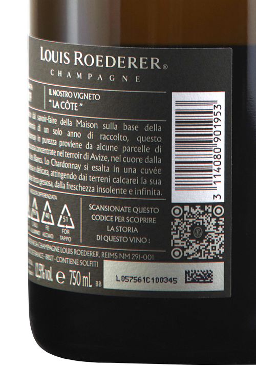 Champagne Brut Blanc De Blancs Vintage