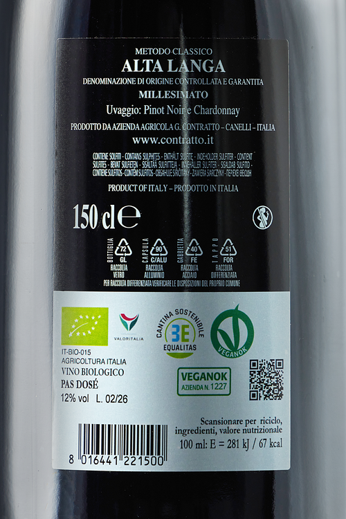 Alta Langa Millesimato Pas Dos&eacute; Bio