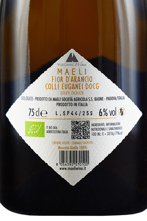 Colli Euganei Fior d'Arancio Moscato Bio