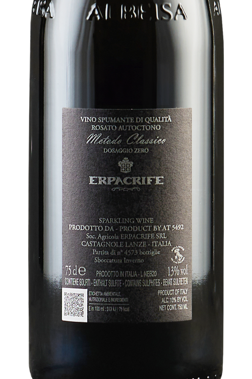 VSQ Rosé Dosaggio Zero Nebbiolo Metodo Classico