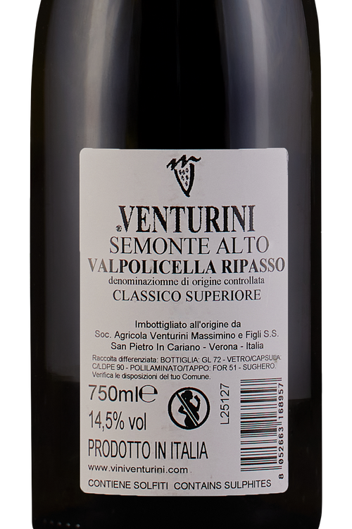 Valpolicella Ripasso Classico Superiore Semonte Alto