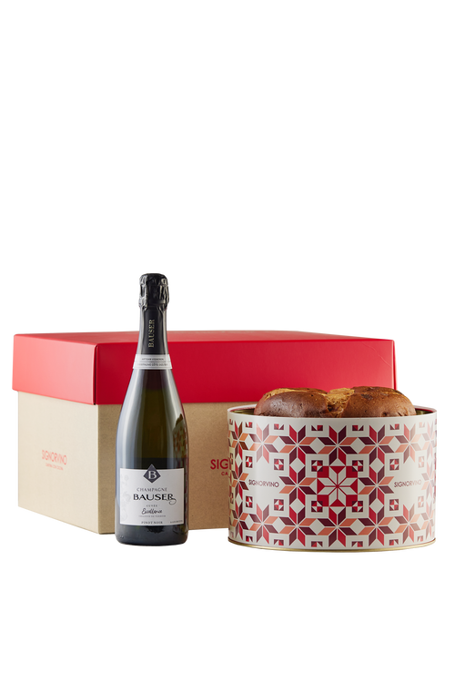 Triple chocolates panettone & bubbles