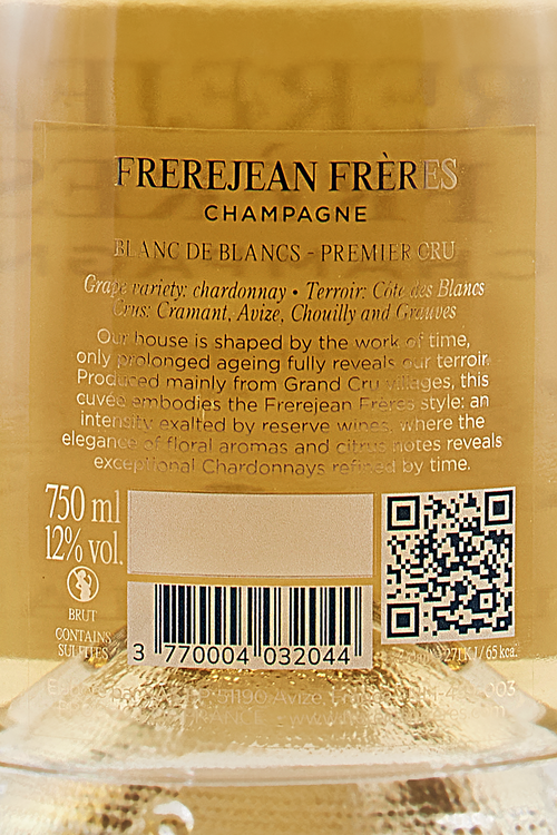 Champagne Premier Cru Brut Blanc De Blancs