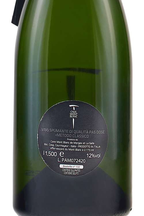 Valle d'Aosta Blanc de Morgex et de la Salle Pas Dosé Cuvee des Guides