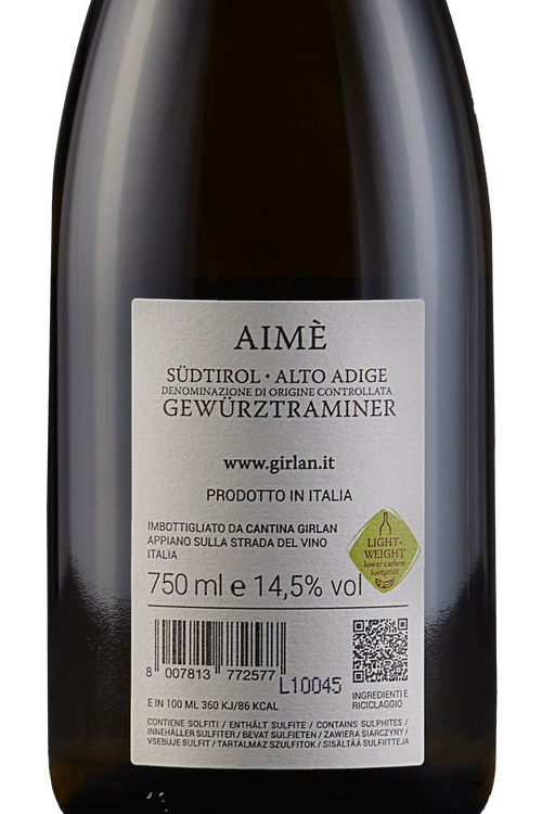 Alto Adige Gewürztraminer Aimè