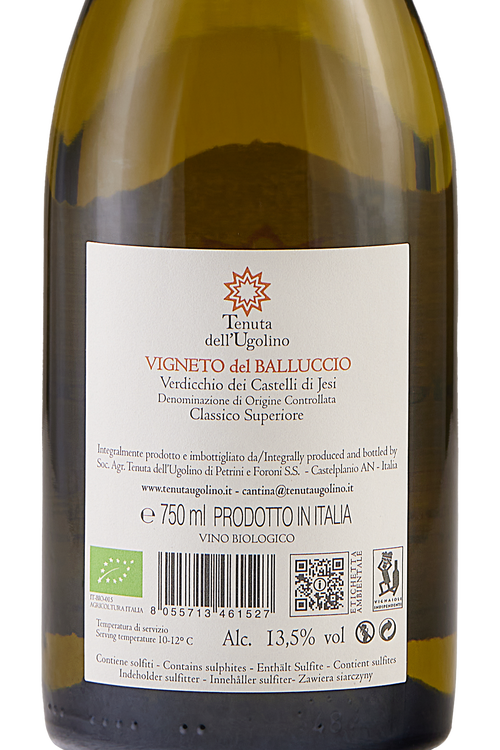 Verdicchio dei Castelli di Jesi Classico Superiore Vigneto del Balluccio Bio