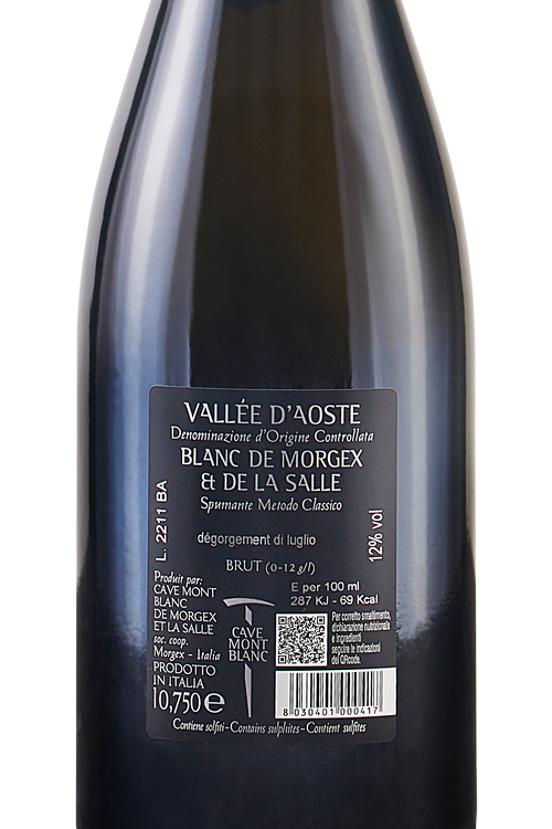 Valle D'Aosta Spumante Brut Blanc Du Blanc