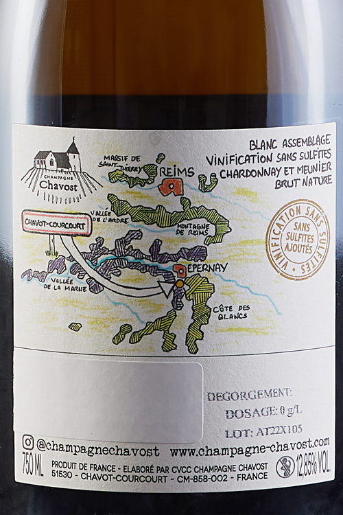 Champagne Brut Nature Blanc D'Assemblage