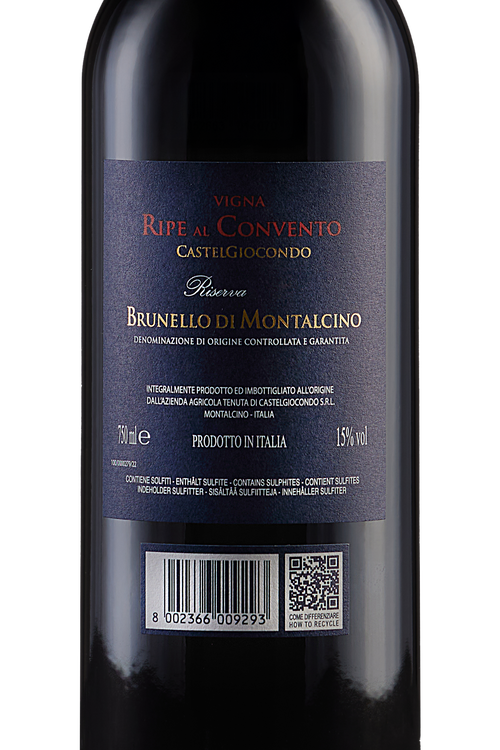 Brunello Di Montalcino Castelgiocondo Riserva Ripe Al Convento