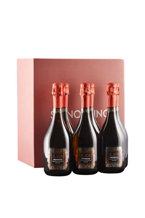 Confezione 6 bottiglie Prosecco Extra Dry El Si&ograve;r