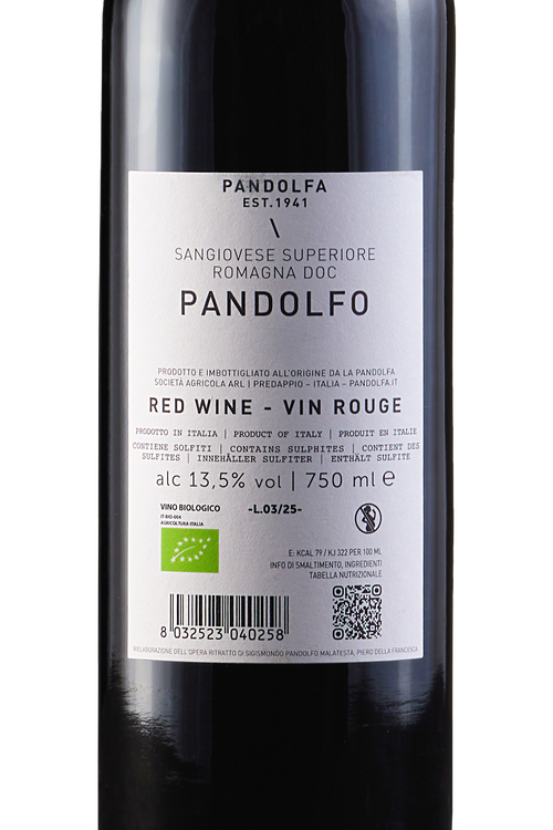 Sangiovese di Romagna Superiore Pandolfo Bio
