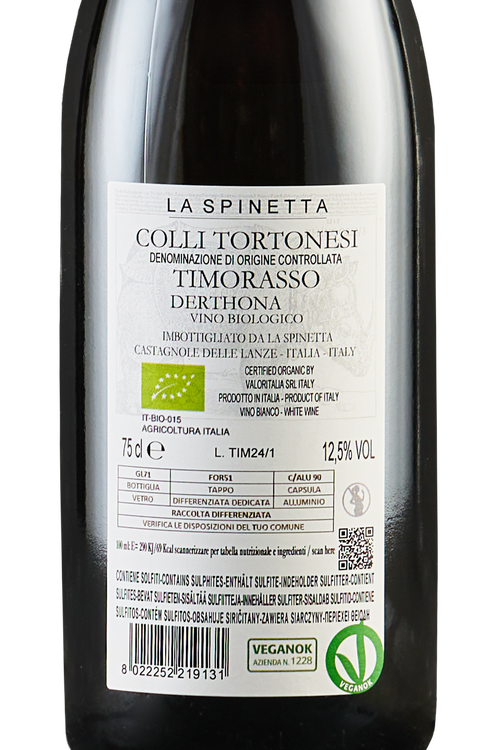 Colli Tortonesi Timorasso Derthona