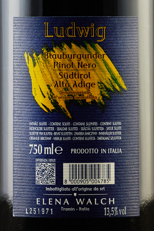 Alto Adige Pinot Nero Ludwig