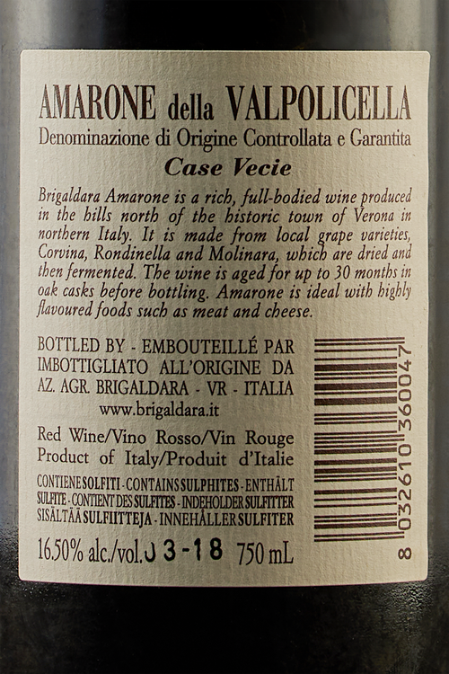Amarone della Valpolicella Case Vecie