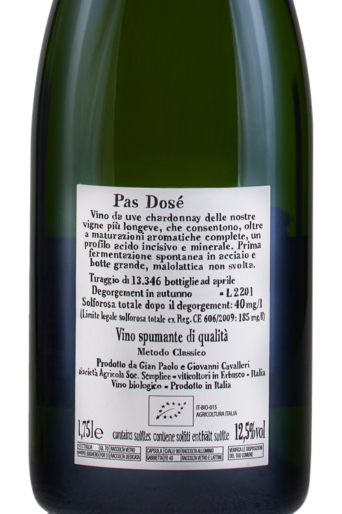 VSQ Pas Dosé Millesimato bio