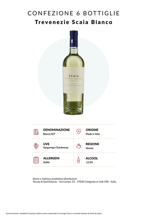 Box of 6 bottles Trevenezie Scaia