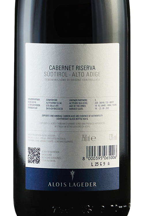 Alto Adige Cabernet Riserva