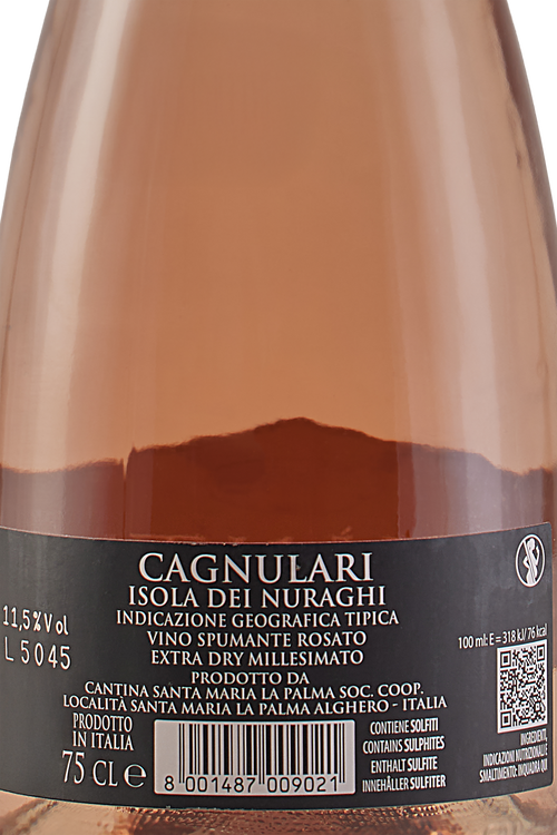Cagnulari Spumante Ros&eacute; Extra Dry Akenta