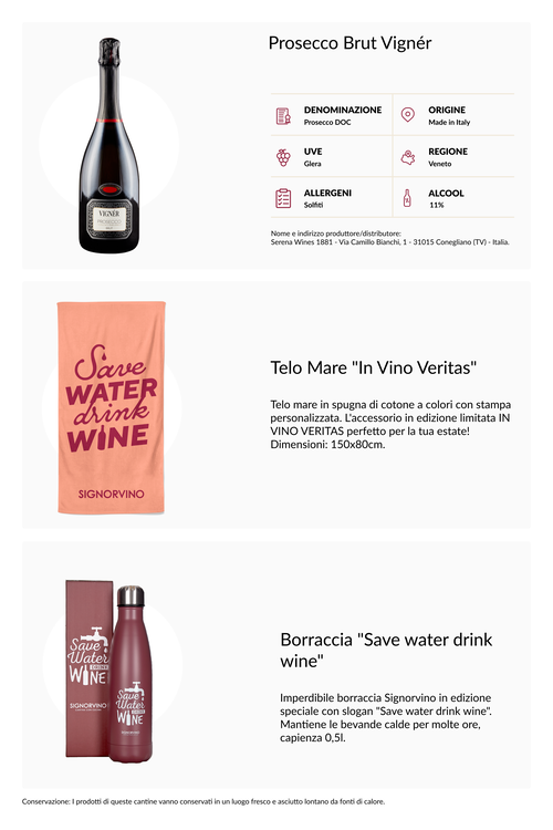 Summer Wine Box "Save Water Drink Wine"