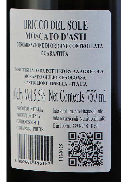 Moscato d'Asti Bricco del Sole