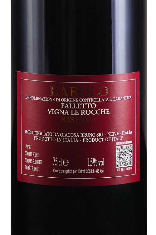 Barolo Riserva Falletto Vigna Le Rocche