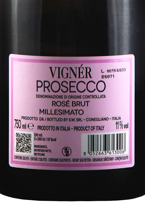 Prosecco Ros&eacute; Vign&egrave;r