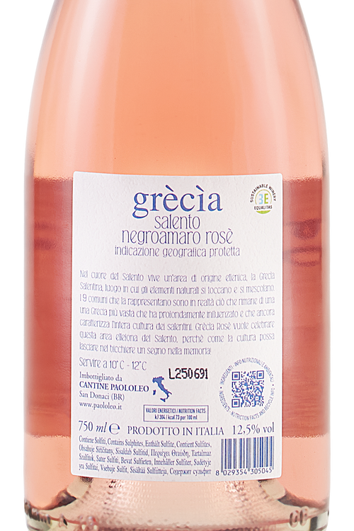 Salento Negroamaro Rosé Grecía