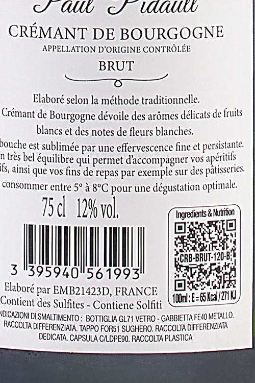 Cremant De Bourgogne Brut