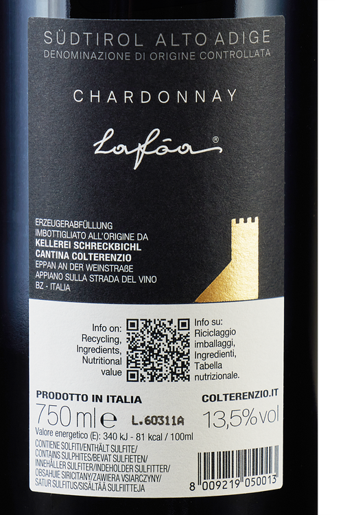 Alto Adige Chardonnay Laf&oacute;a