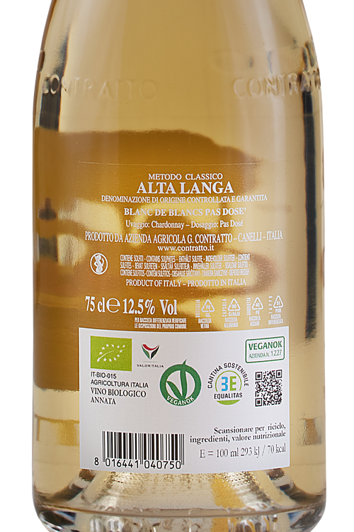 Alta Langa Brut Blanc De Blancs Bio