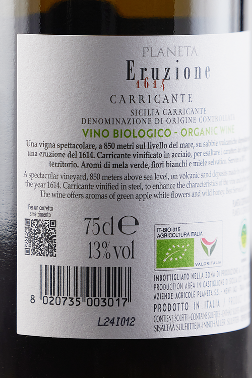 Sicilia Eruzione 1614 Carricante Bio