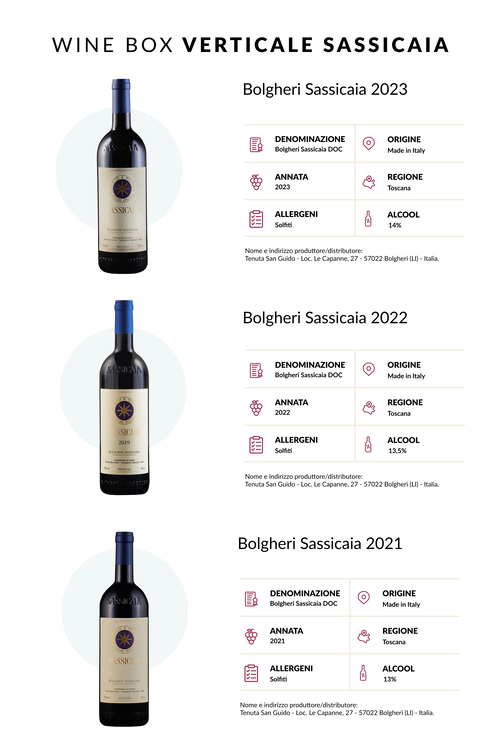 Wine Box Verticale Sassicaia