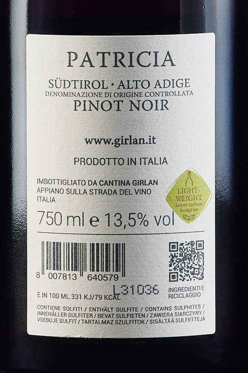 Alto Adige Pinot Nero Patricia