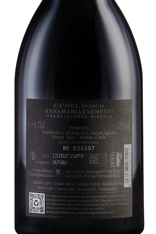 Franciacorta Dosaggio Zero Annamaria Clementi