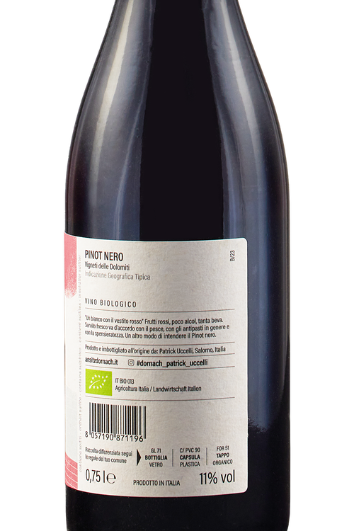 Vigneti delle Dolomiti Pinot Nero In Caso di Sete bio