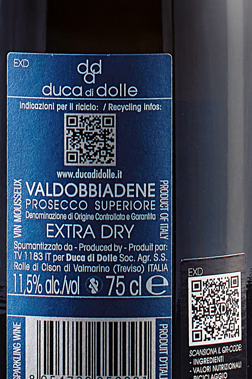 Prosecco Valdobbiadene Superiore Extra Dry EXD
