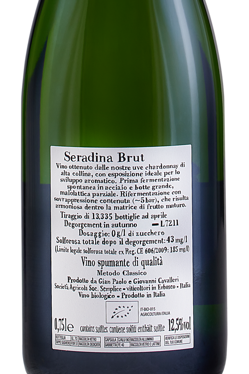 VSQ Brut Millesimato Metodo Classico Seradina bio