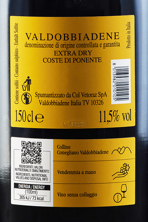 Prosecco Valdobbiadene Superiore Extra Dry