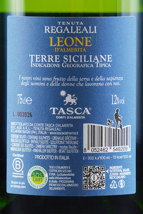 Terre Siciliane Leone D'Almerita