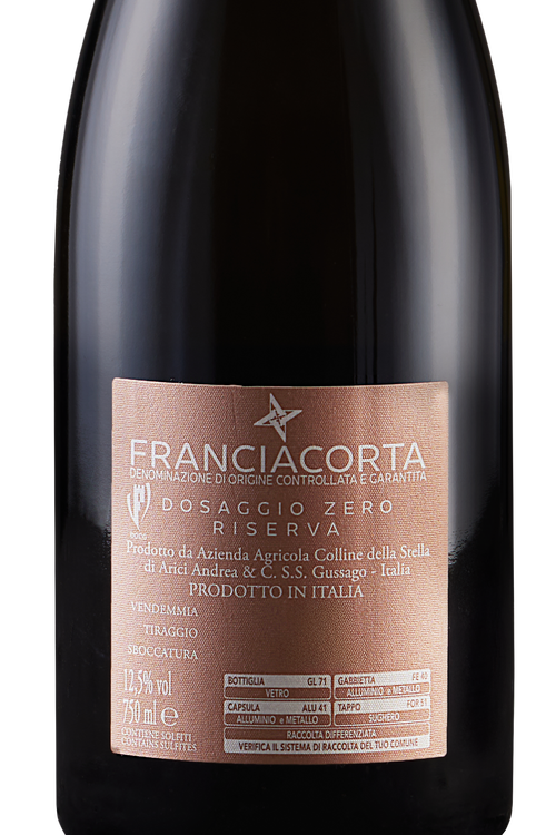 Franciacorta Dosaggio Zero Riserva Francesco Arici
